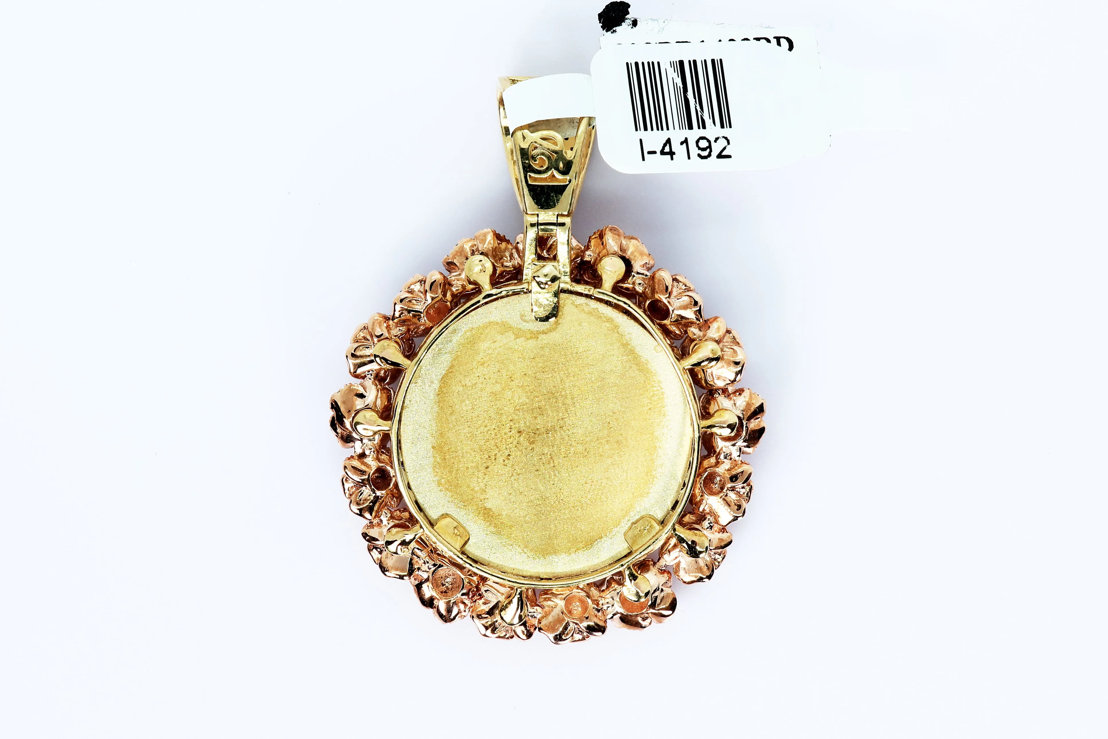 10K Two-Tone Gold Memory Pendant