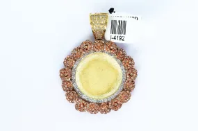 10K Two-Tone Gold Memory Pendant