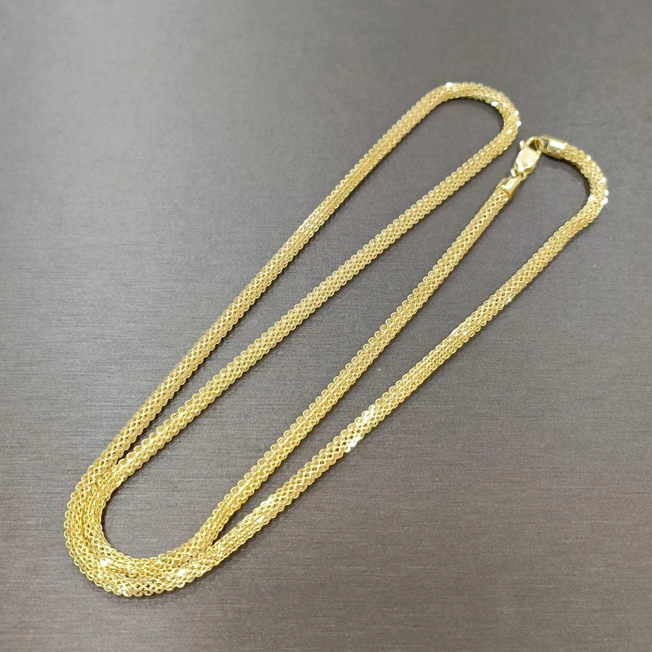 22k / 916 Gold Round Milan Necklace