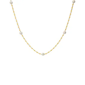 22K Yellow & White Gold Sophia Chain