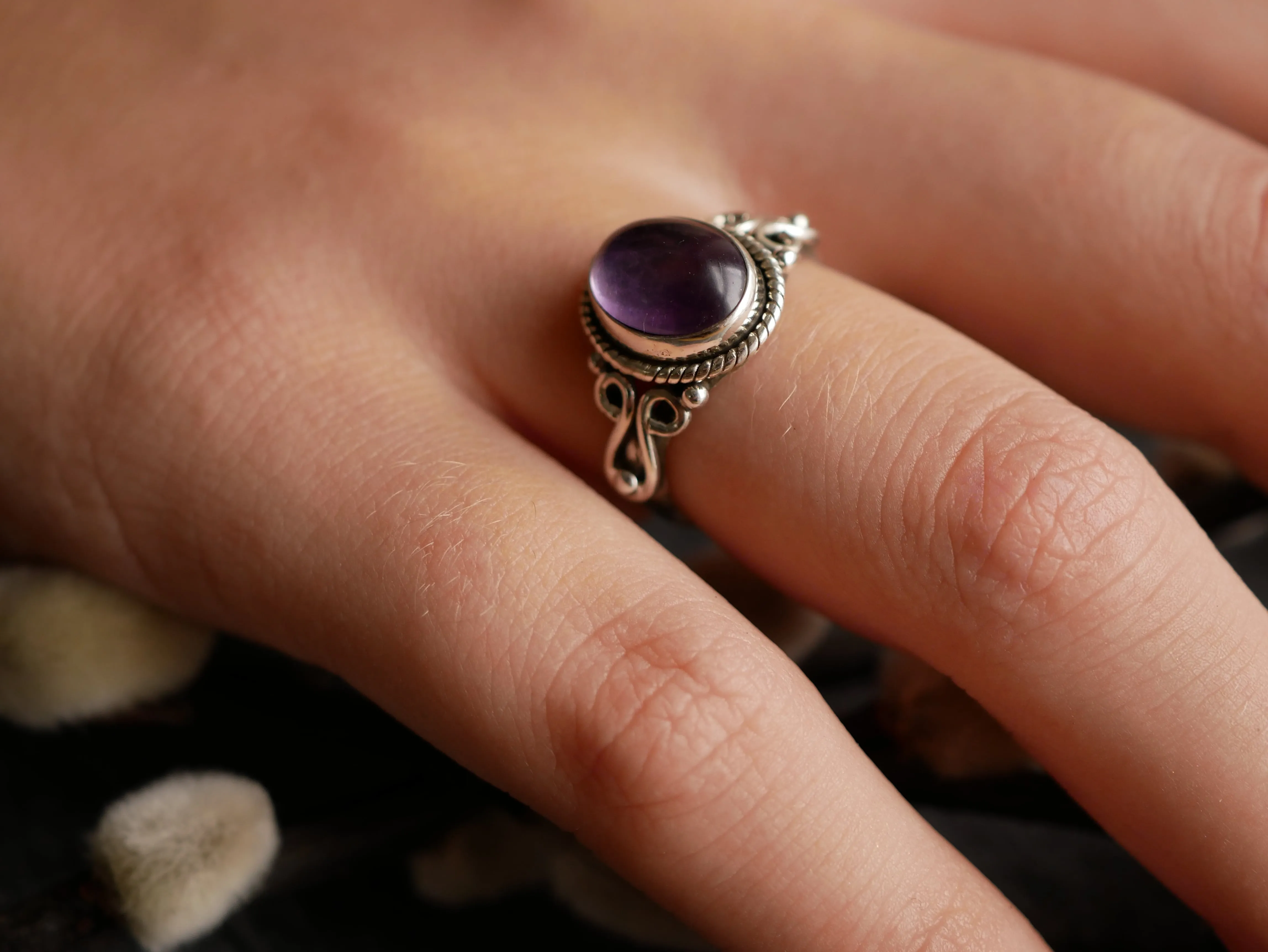 Amethyst Cyra Ring