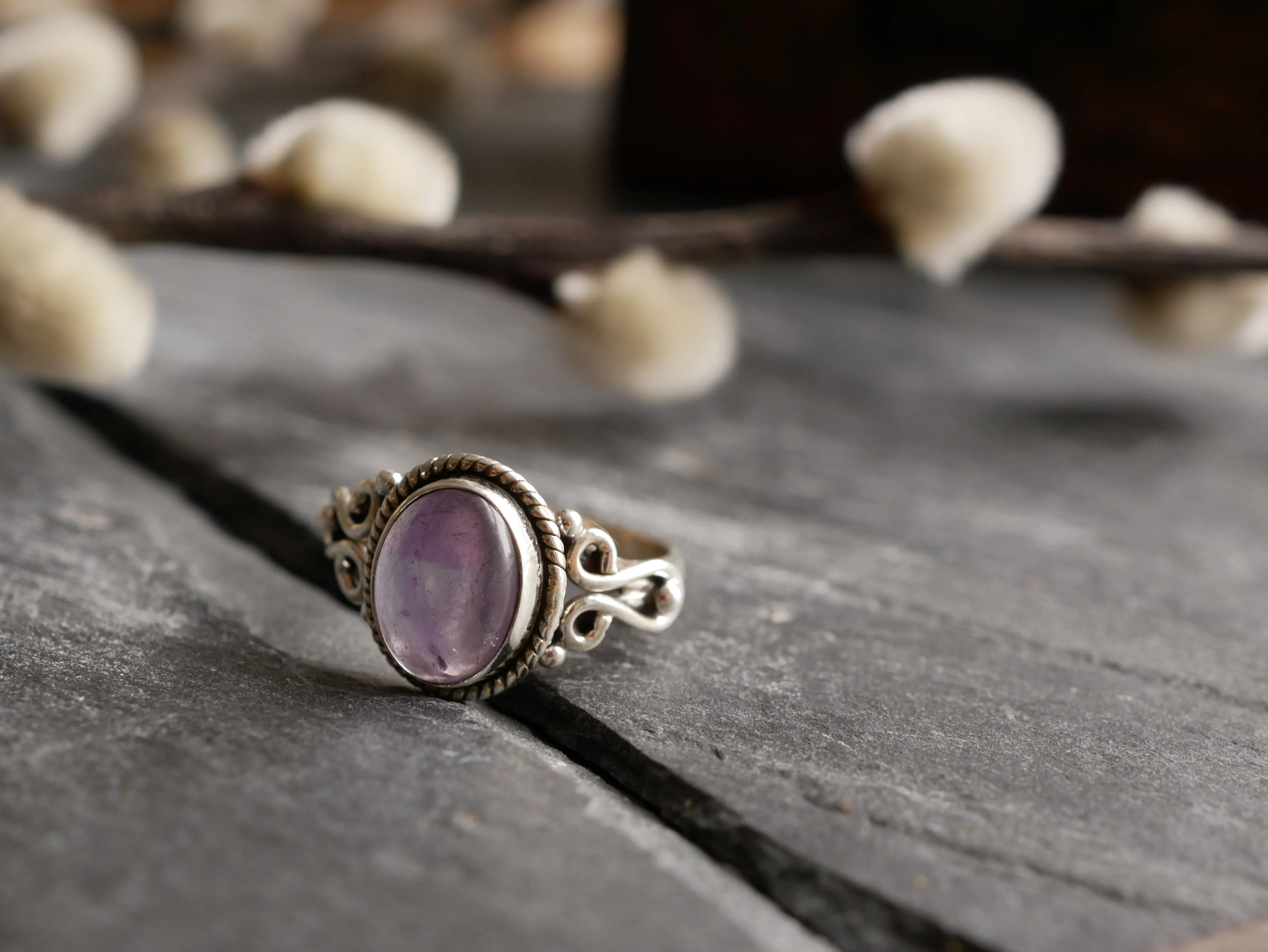 Amethyst Cyra Ring