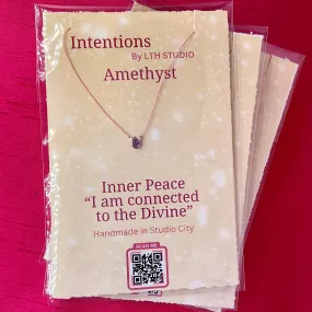 Amethyst Intention Necklace