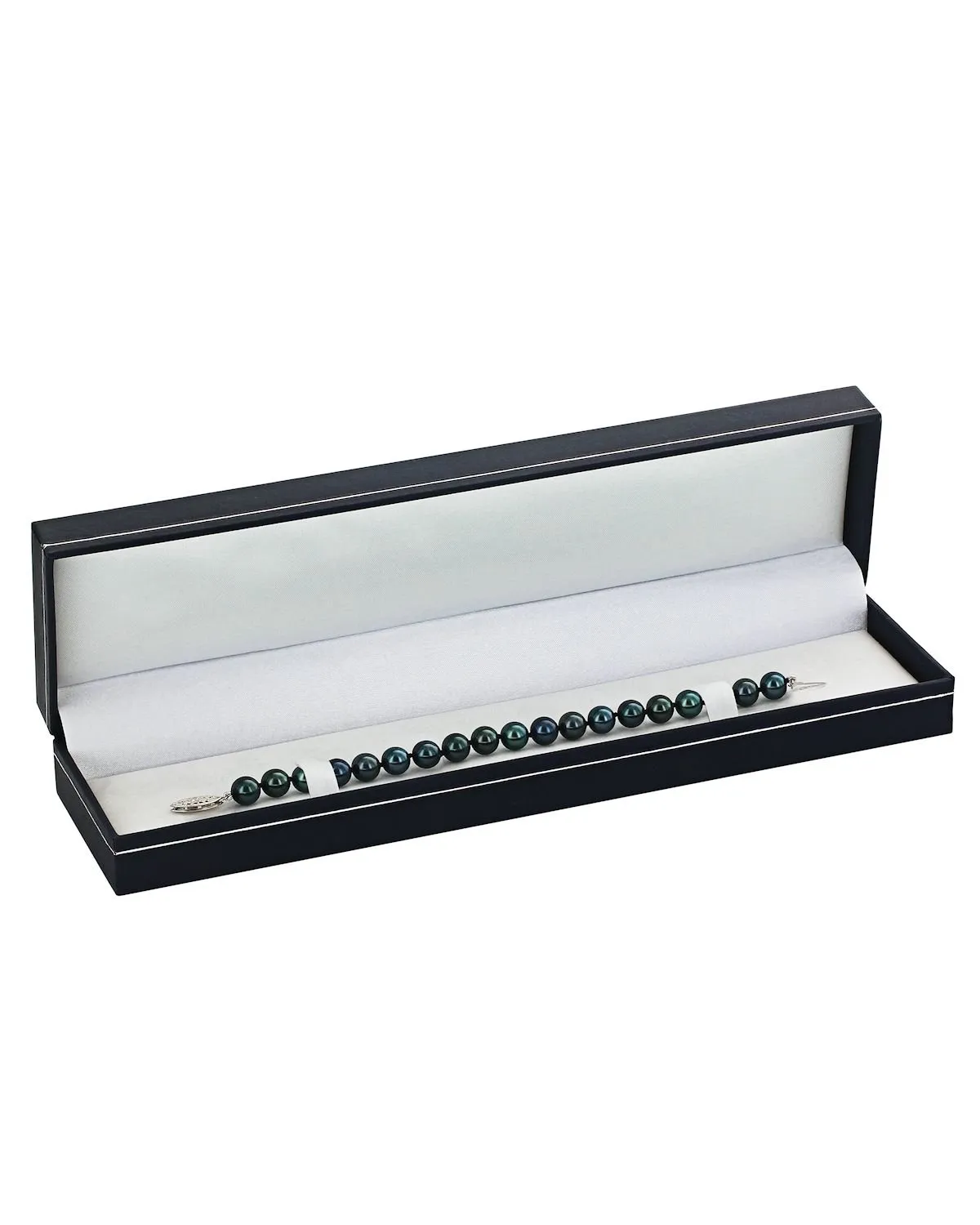 Black Akoya Pearl Bracelet, 5.5-6.0mm - Choose Your Quality