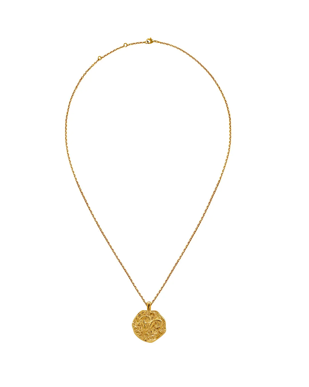 Capricorn Necklace Gold