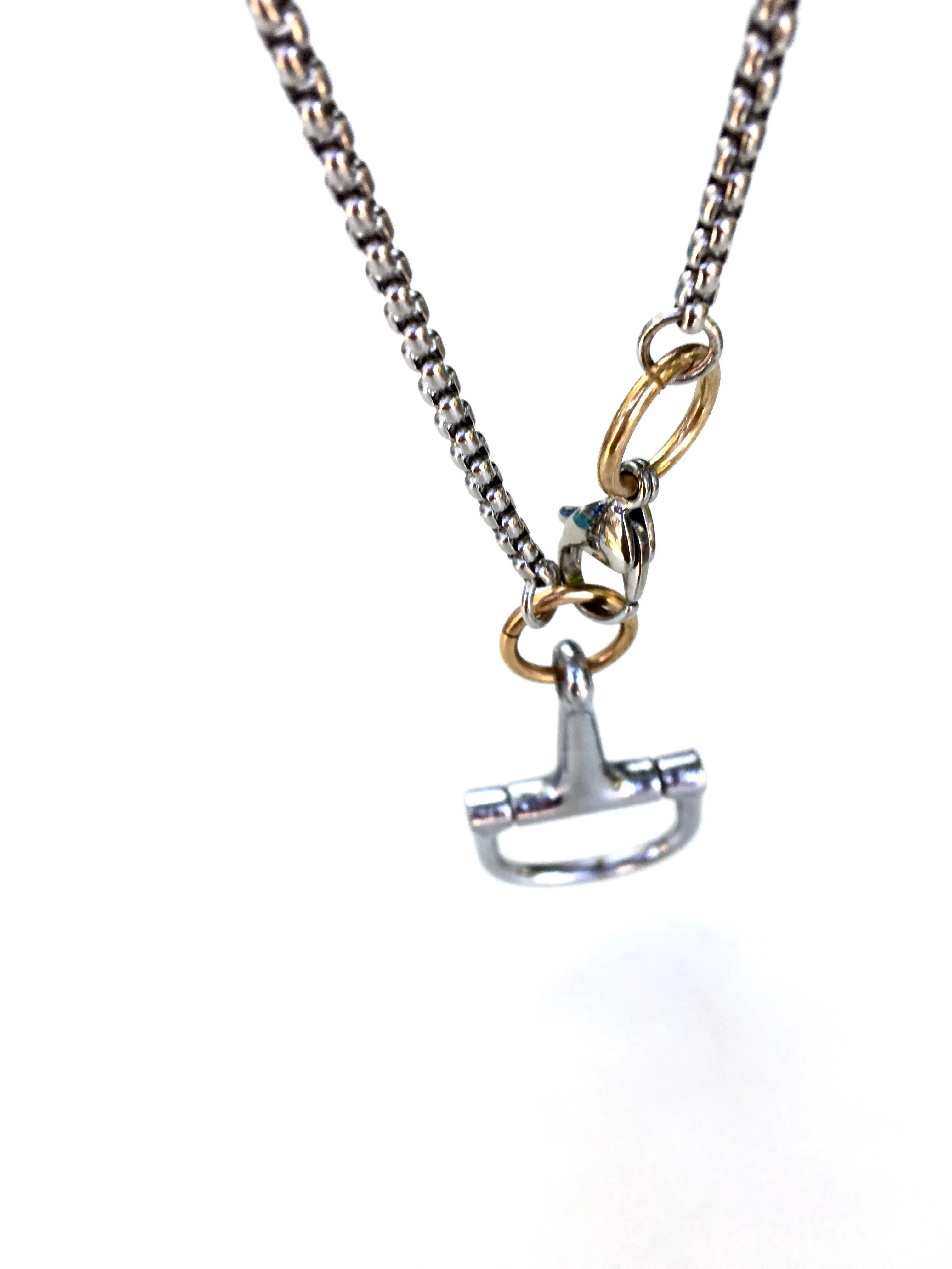 CASPIAN NECKLACE | Equestrian Jewelry | Horse Bit Pendant Necklace - AtelierCG