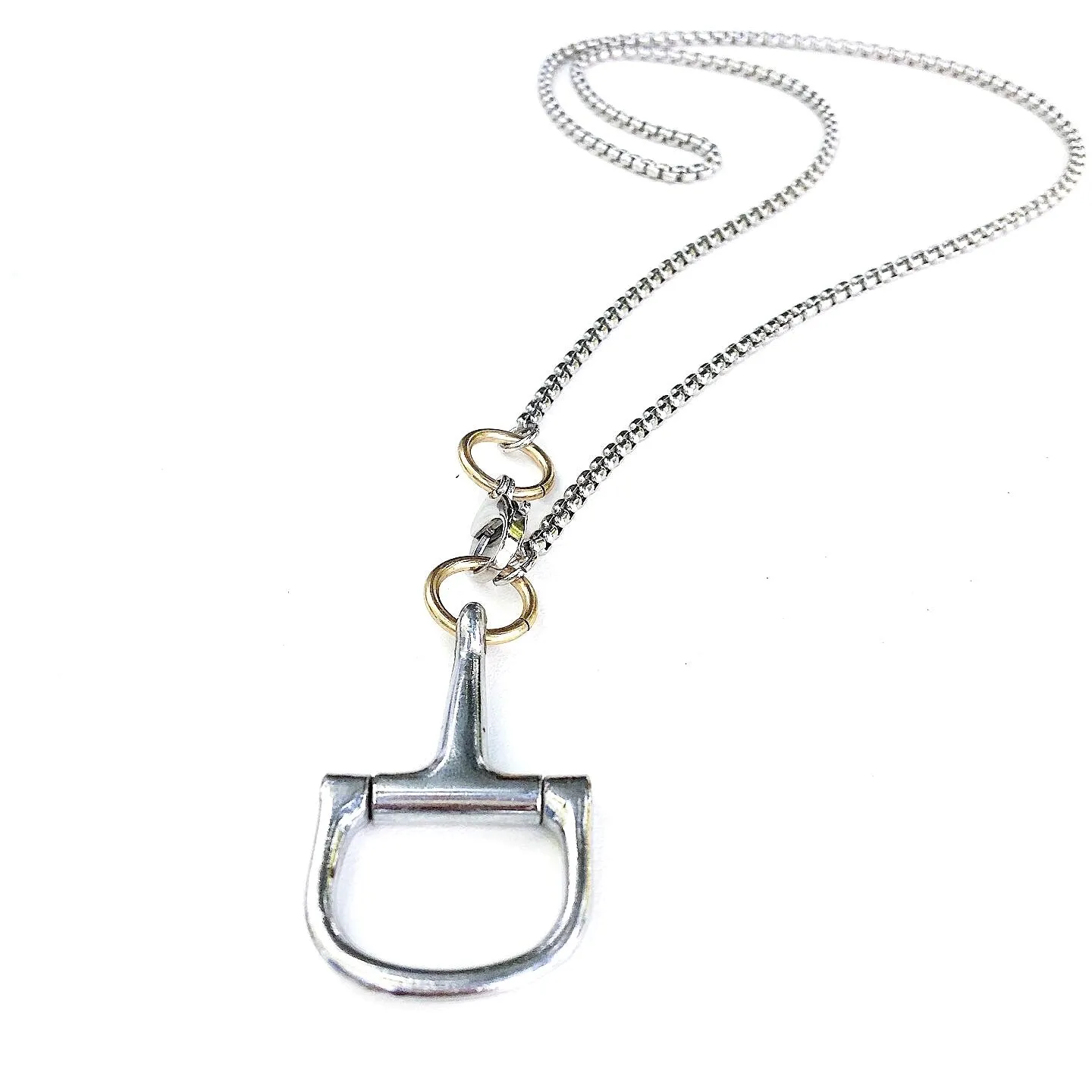 CASPIAN NECKLACE | Equestrian Jewelry | Horse Bit Pendant Necklace - AtelierCG