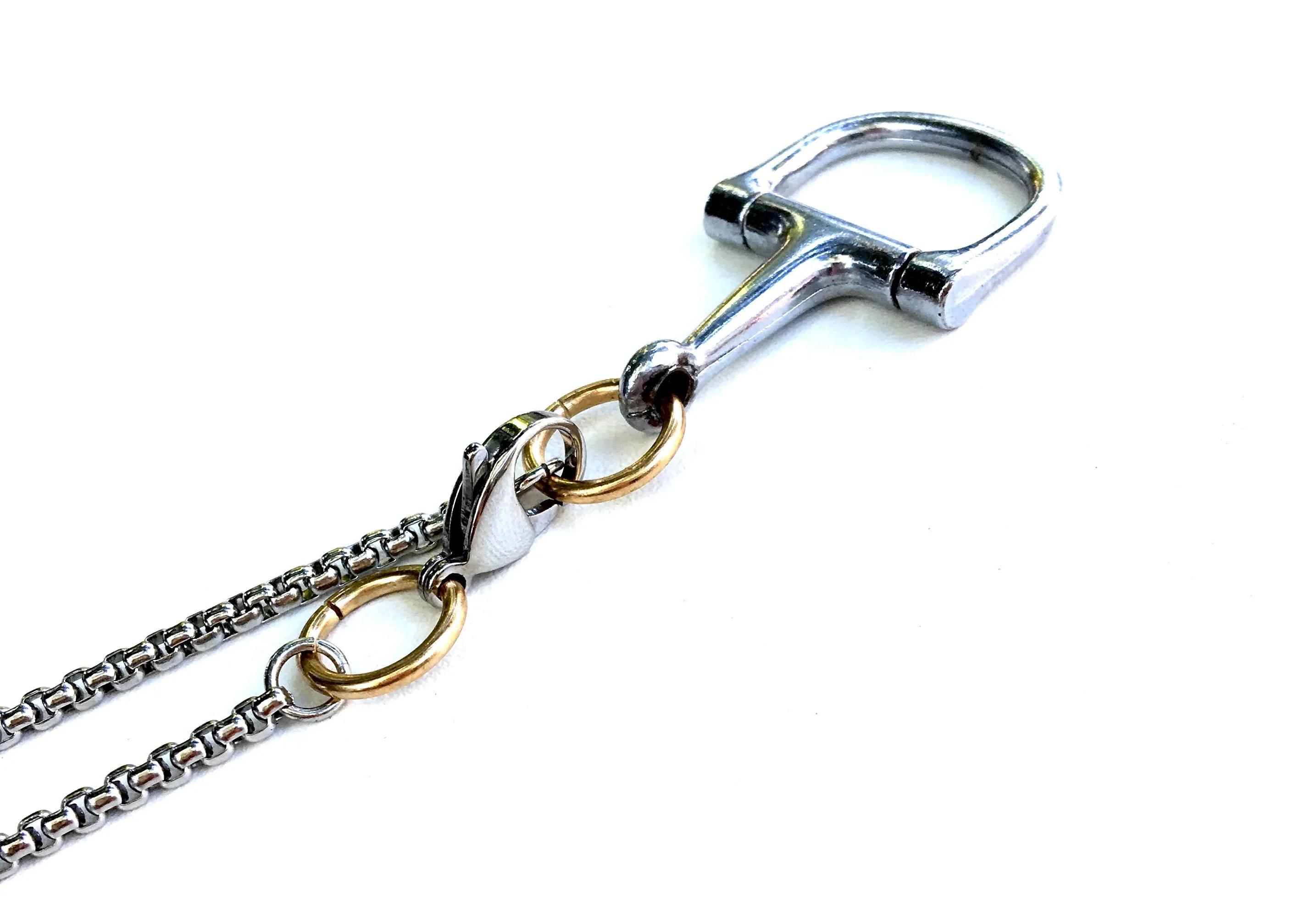 CASPIAN NECKLACE | Equestrian Jewelry | Horse Bit Pendant Necklace - AtelierCG