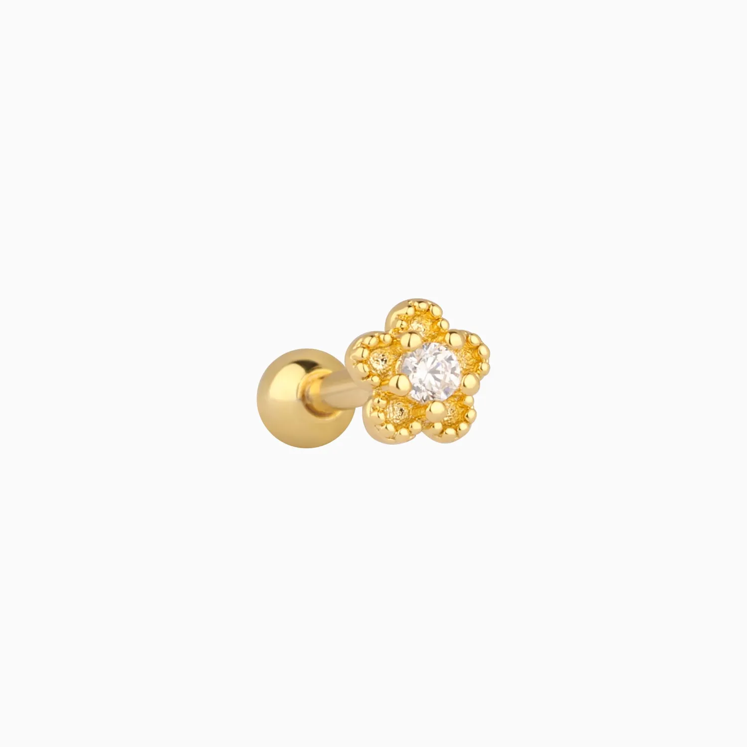 Charm Flower Stud