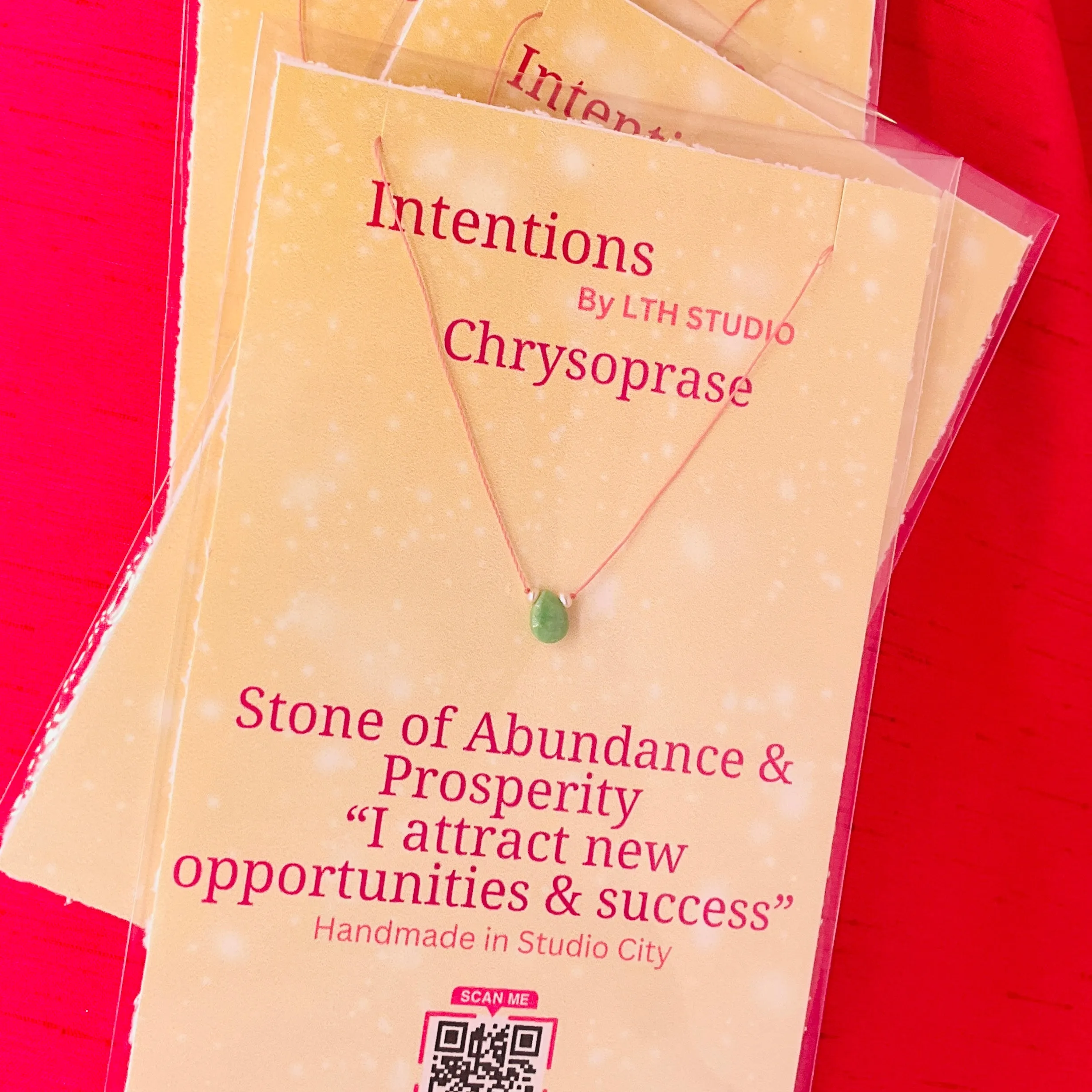 Chrysoprase Intention Necklace