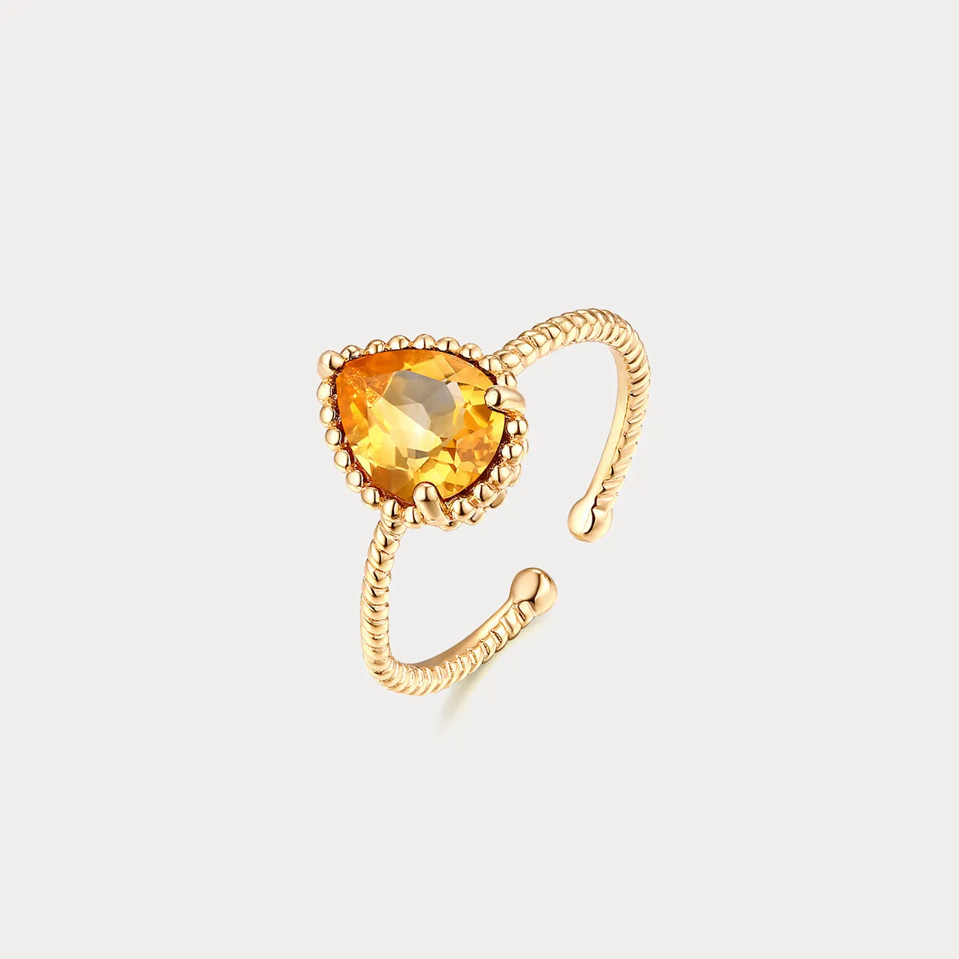 Citrine Morning Dew Ring