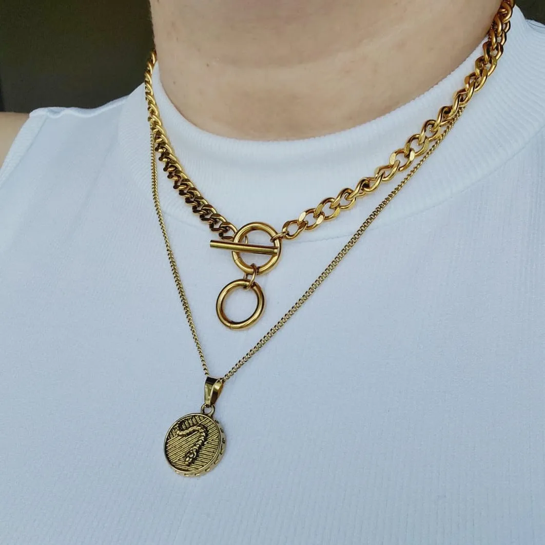 Cleo Snake Necklace