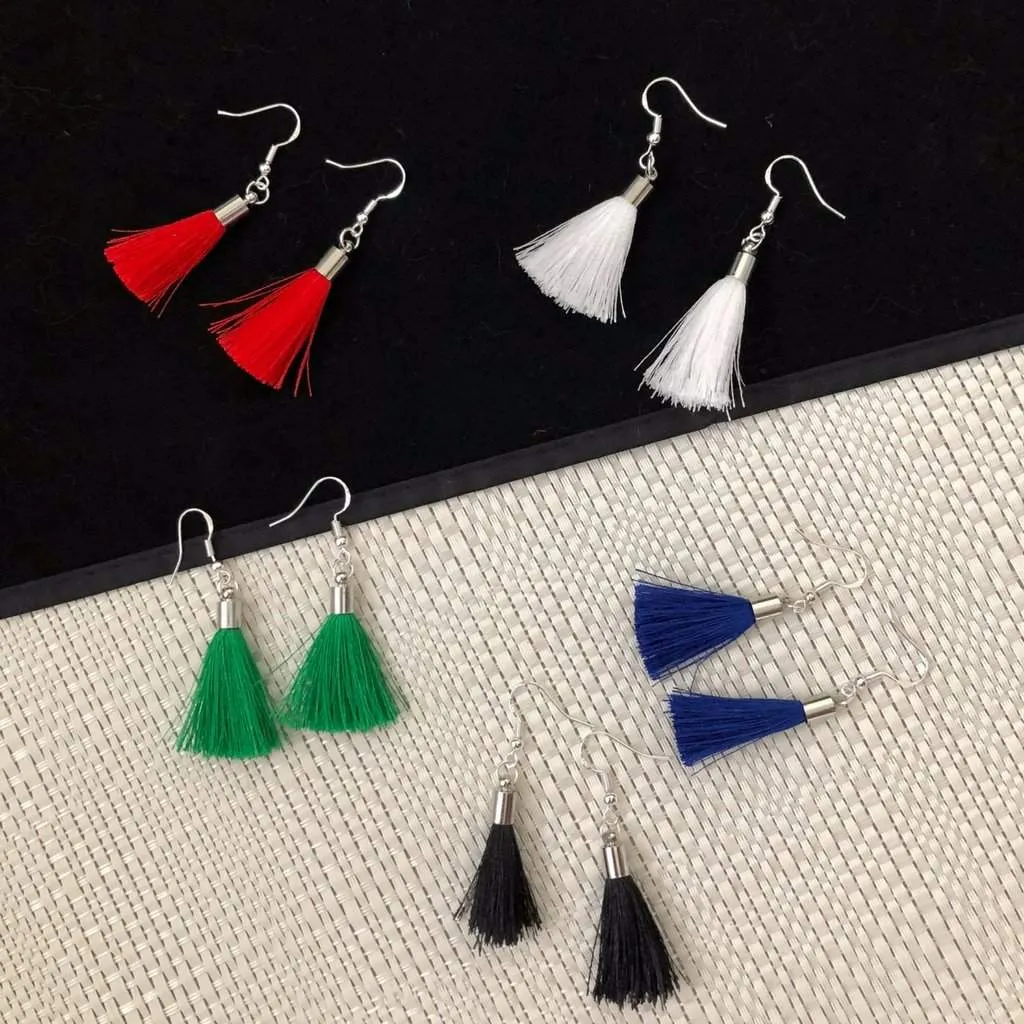 Colorful Tassel Earrings