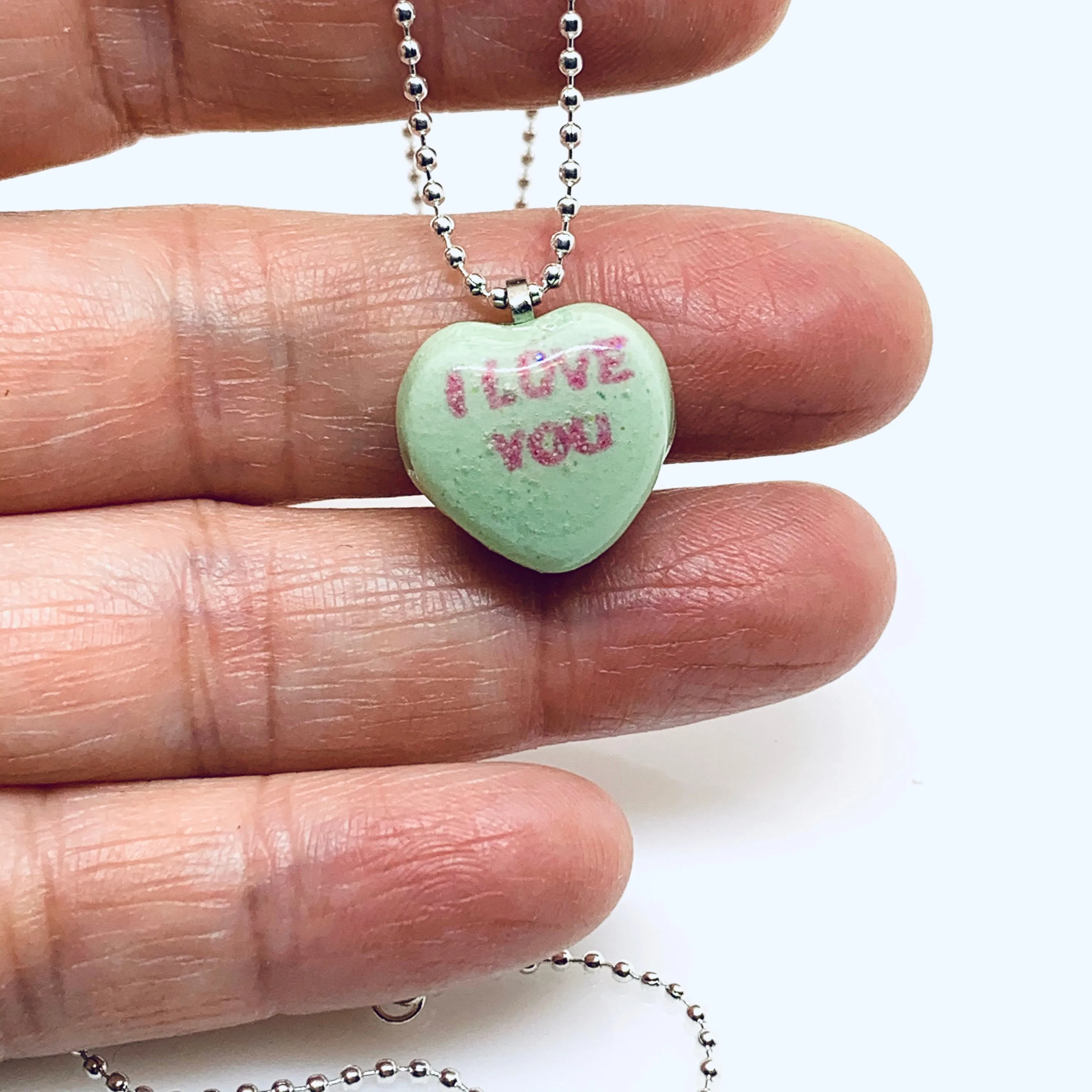 Conversation Heart Necklace