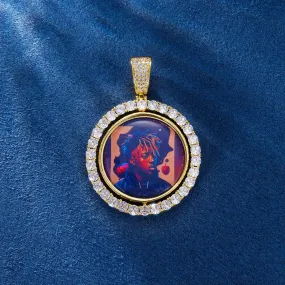 Custom Round Spin Photo Pendant