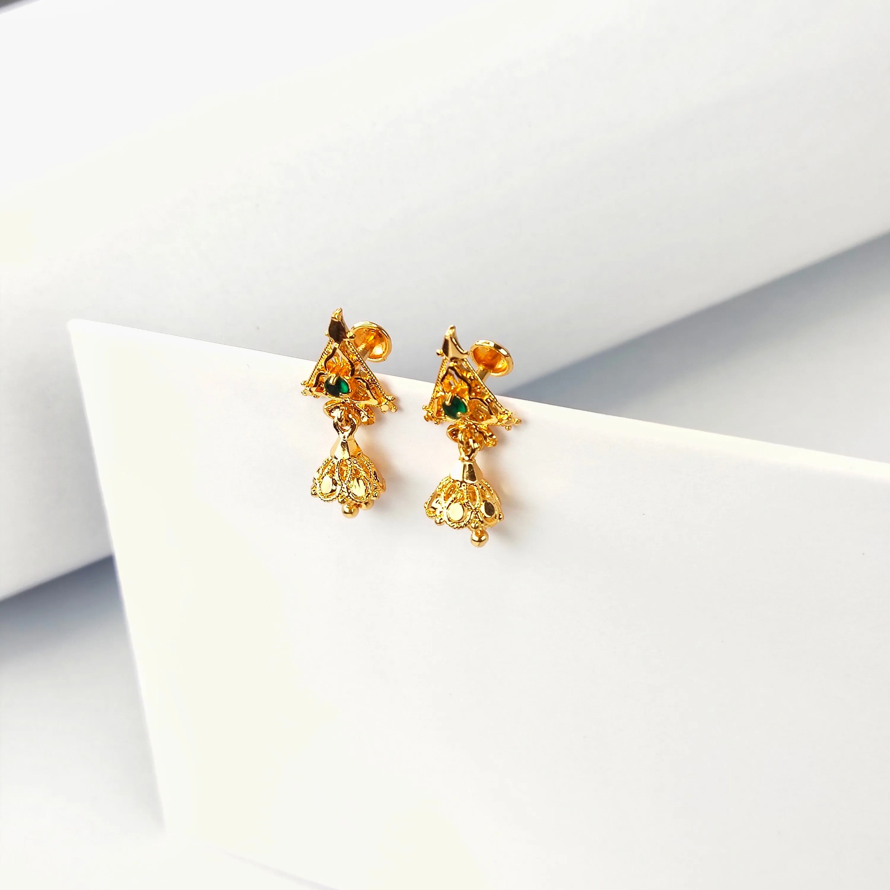 Daily Wear Small One Gram Gold Earrings By Asp Fashion Jewellery