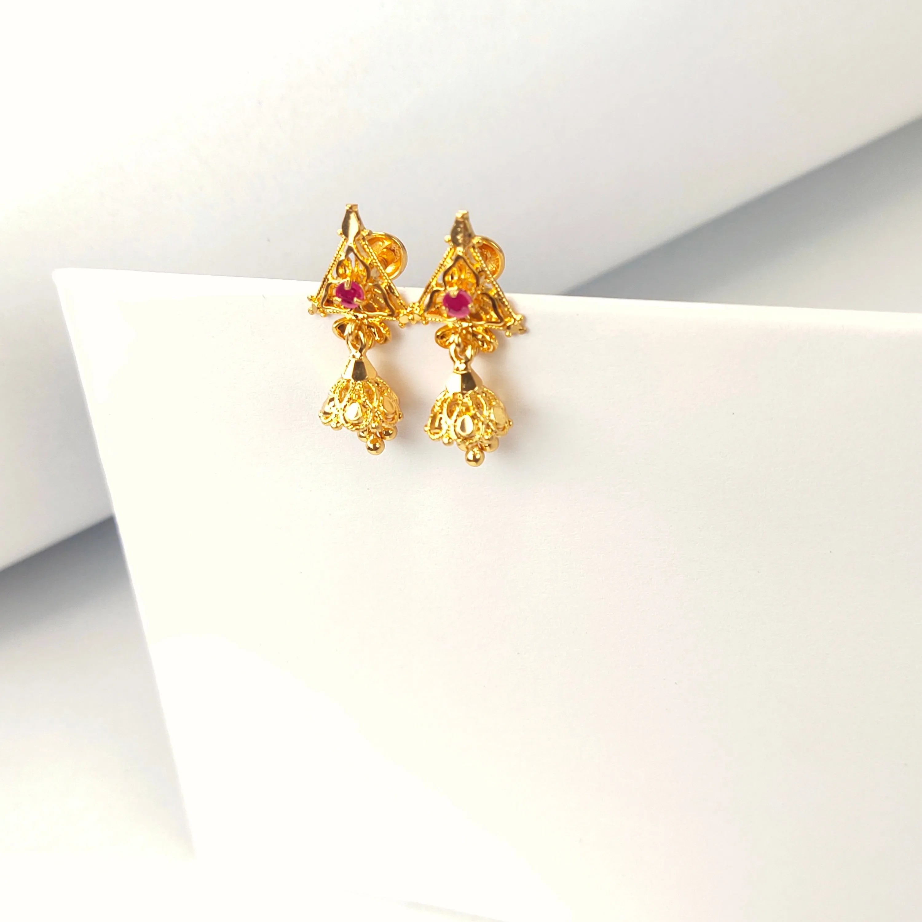 Daily Wear Small One Gram Gold Earrings By Asp Fashion Jewellery