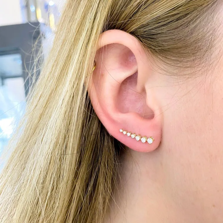 Diamond Ear Climbers