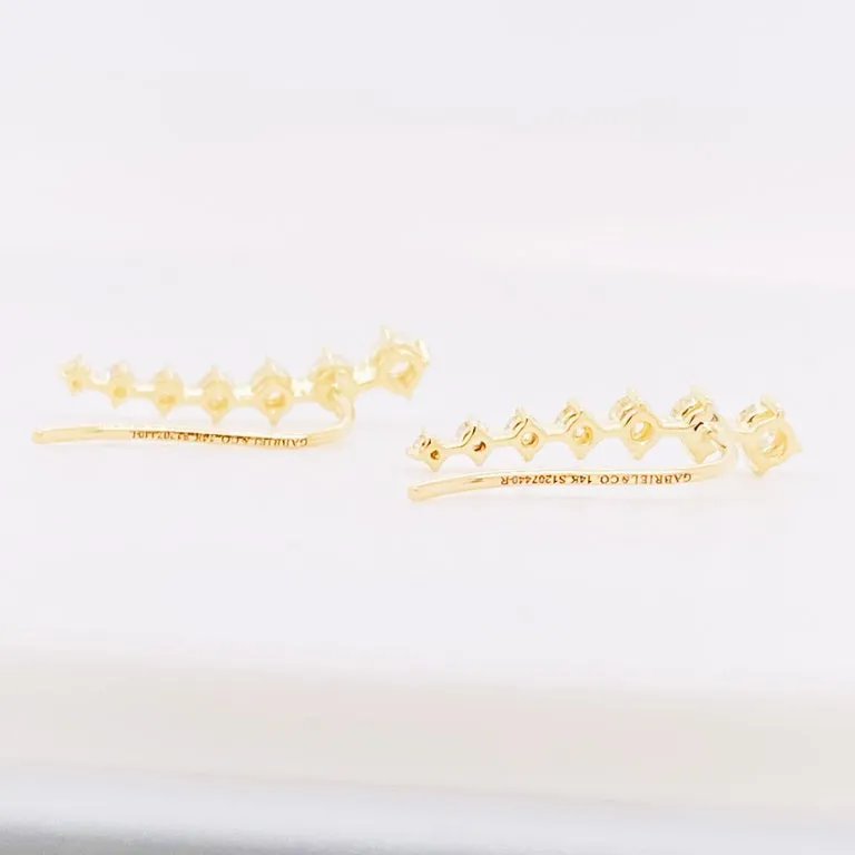 Diamond Ear Climbers