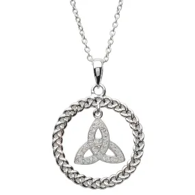 Encircled Trinity Knot Pendant