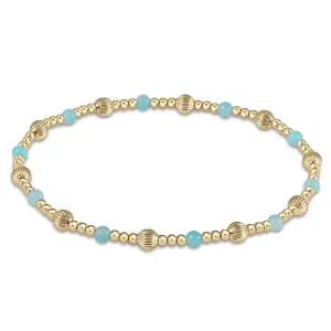 enewton: Dignity Sincerity Pattern 4mm Bead Bracelet - Amazonite