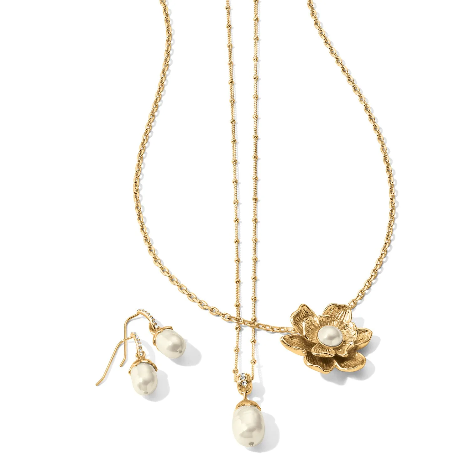 Everbloom Pearl Drop Necklace