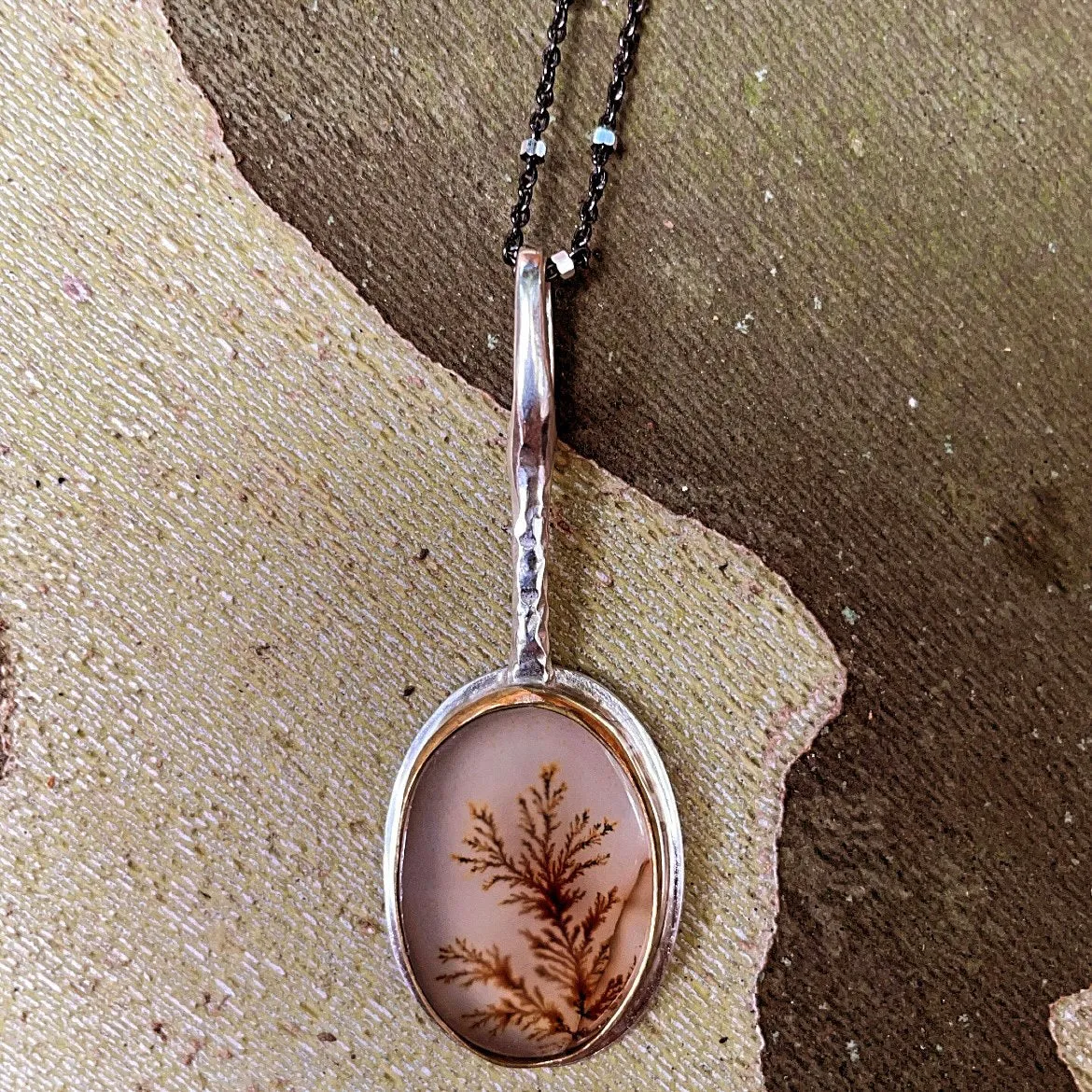 Frond Silhouette necklace