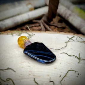 Fumed Askew Pendant (Ready To Ship)