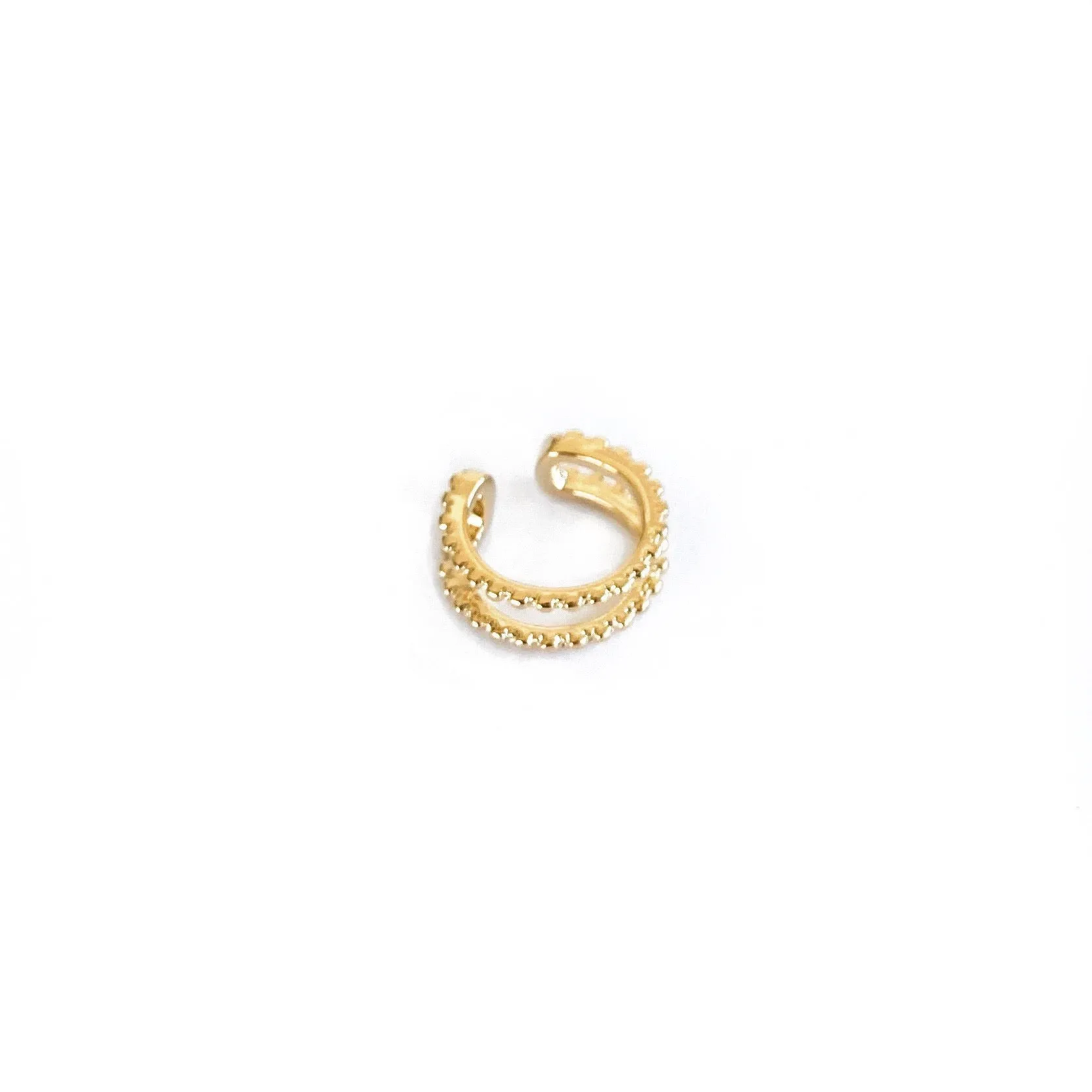 Gold ear cuff