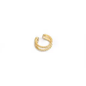 Gold ear cuff