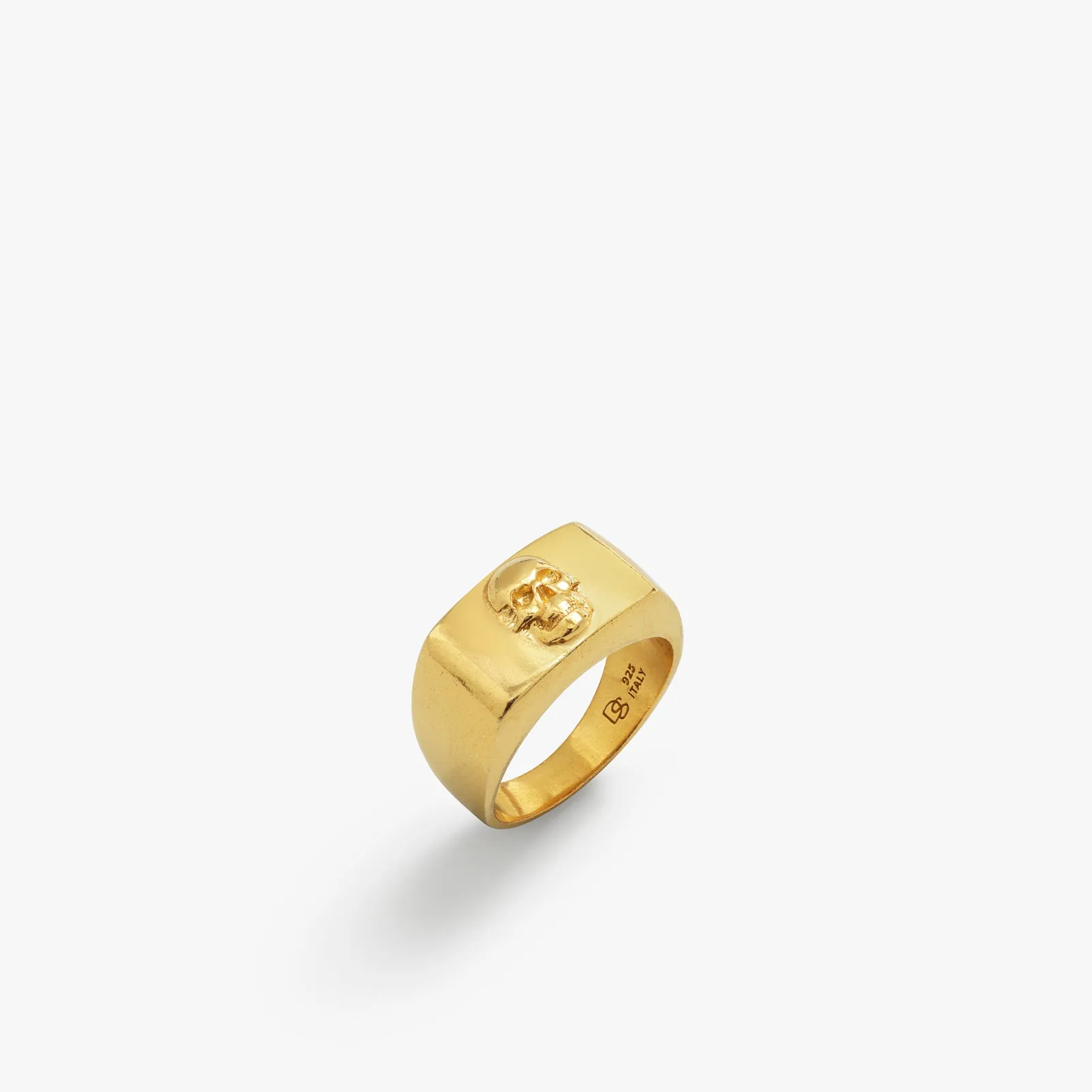 Gold Skull Ring