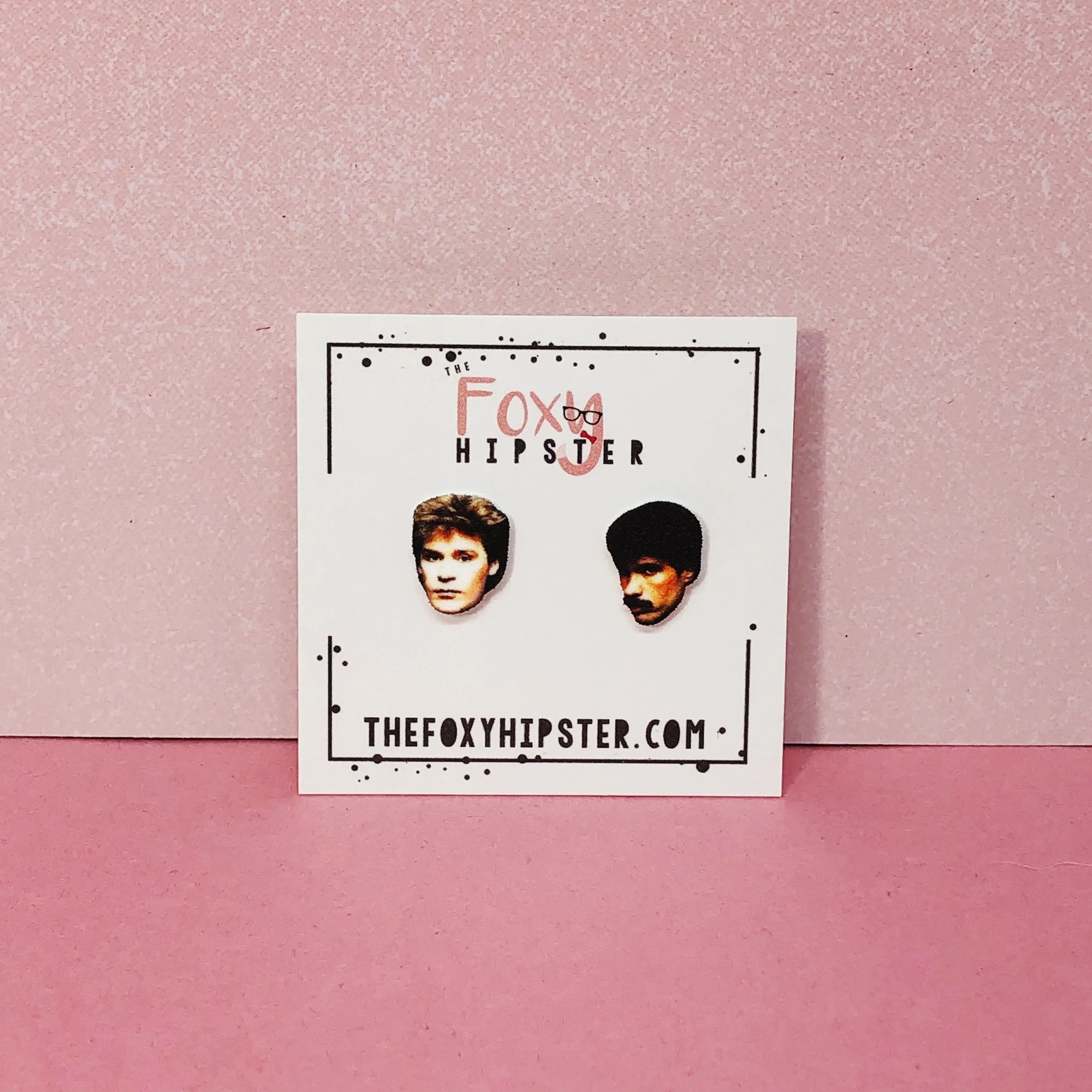 Hall and Oates Stud Earrings