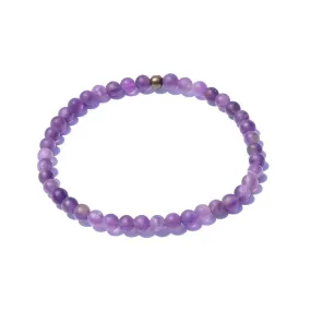 Healing Matte Amethyst Delicate Bracelet