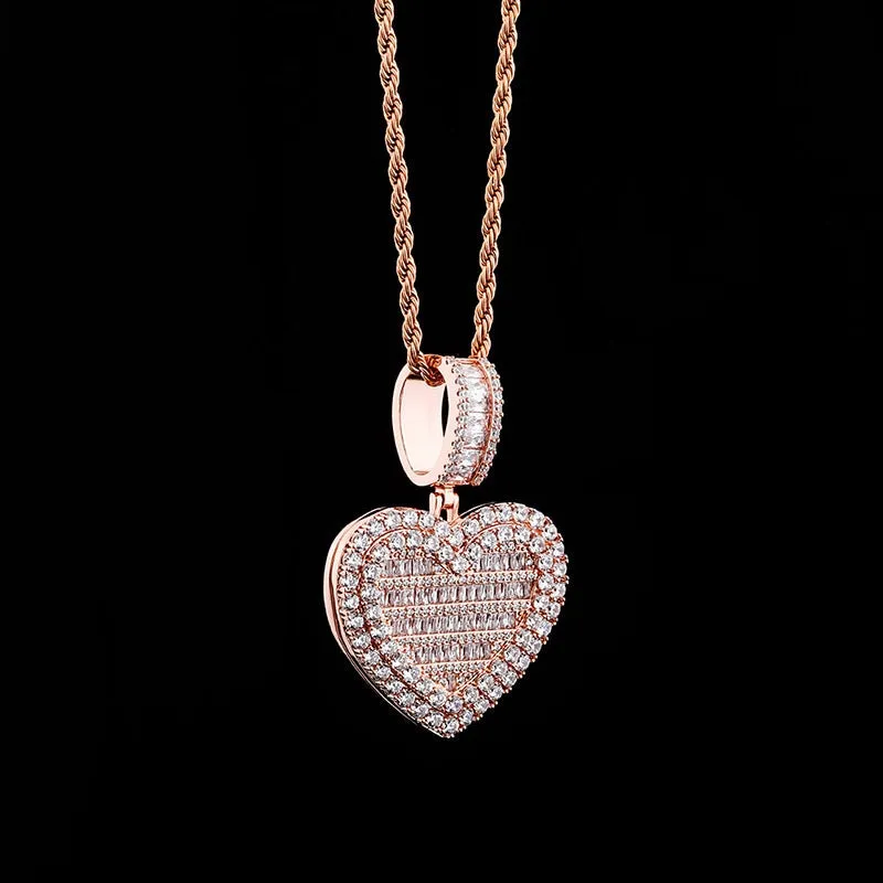 Iced Heart Pendant