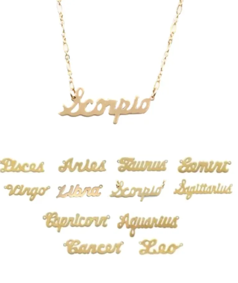 Identity Horoscope Necklace - Final Sale 50% off