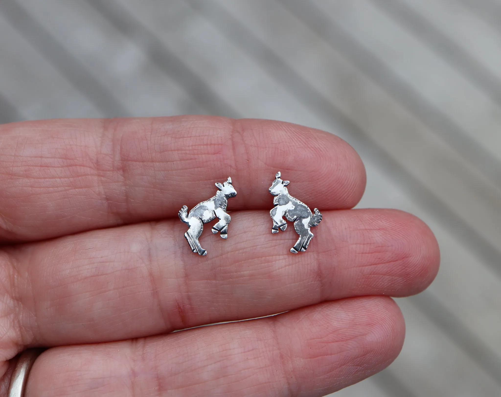 Jumpy Goat Earrings