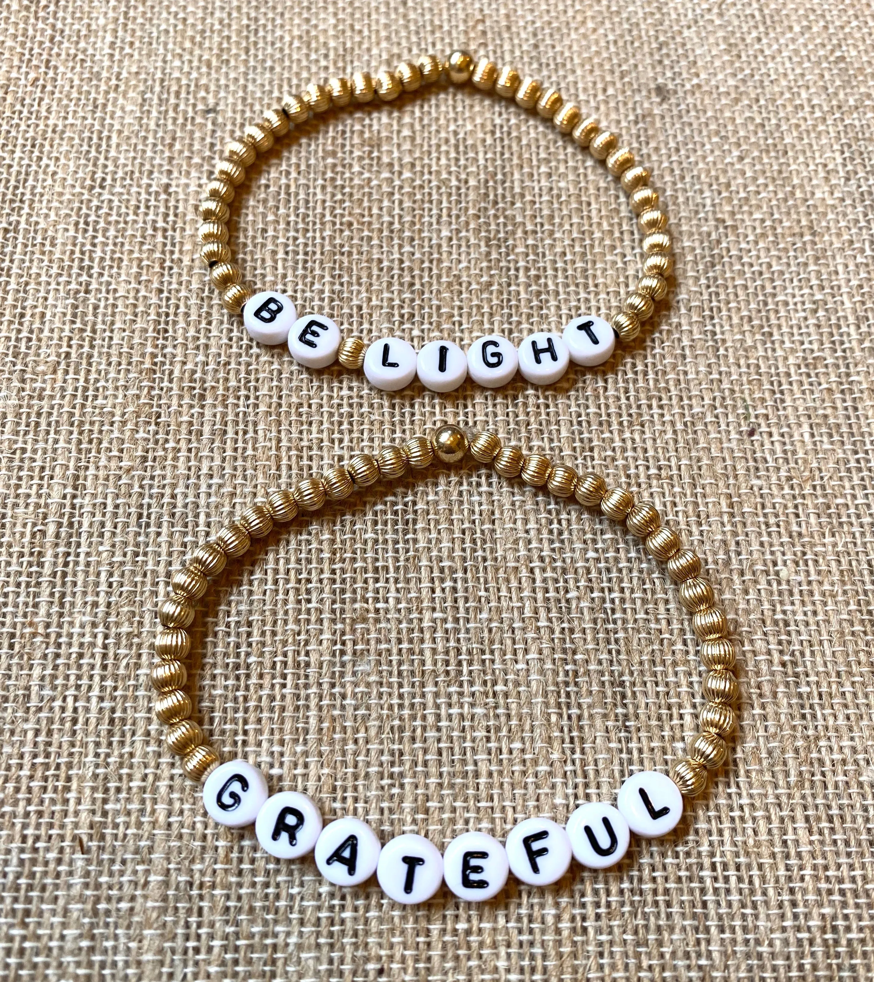 Just Say It: Custom WORD bracelets