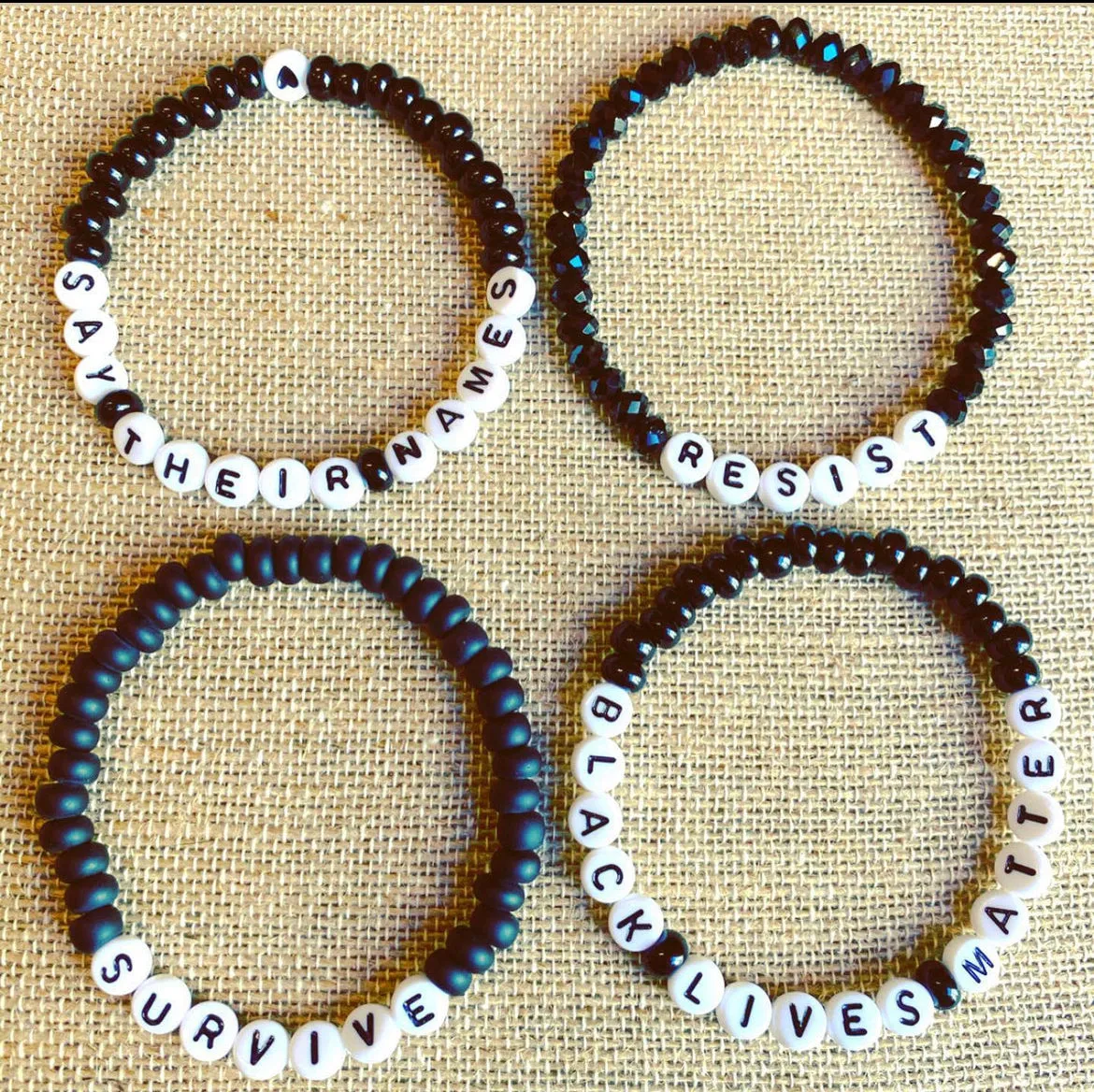 Just Say It: Custom WORD bracelets