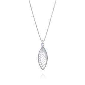 KHAYA SILVER SMALL PENDANT NECKLACE FILIGREE