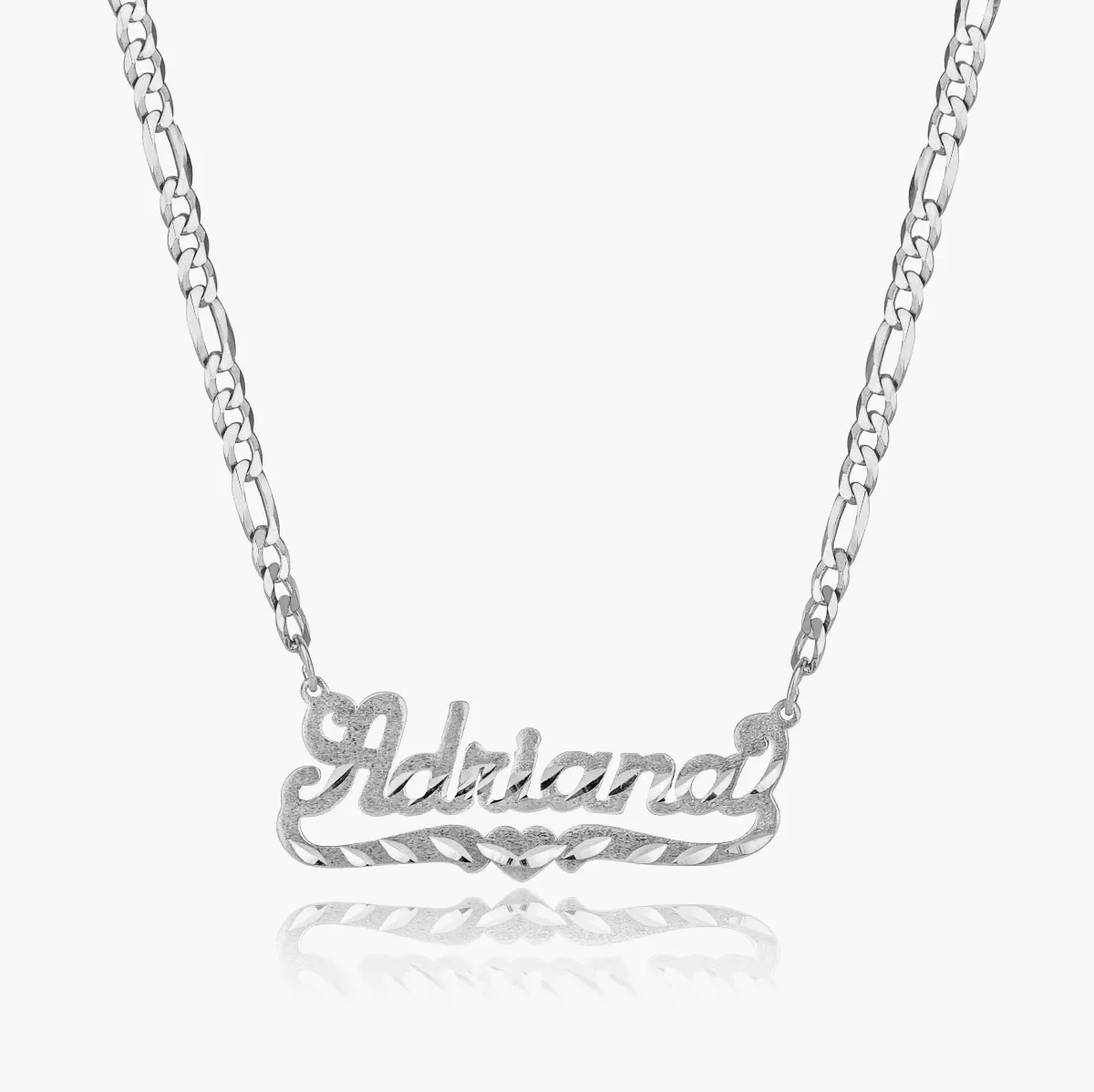 Kid's Diamond Cut Name Necklace