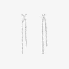 Kriss Kross Drop Earring