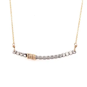 Long Bead Bar Necklace (N1147)