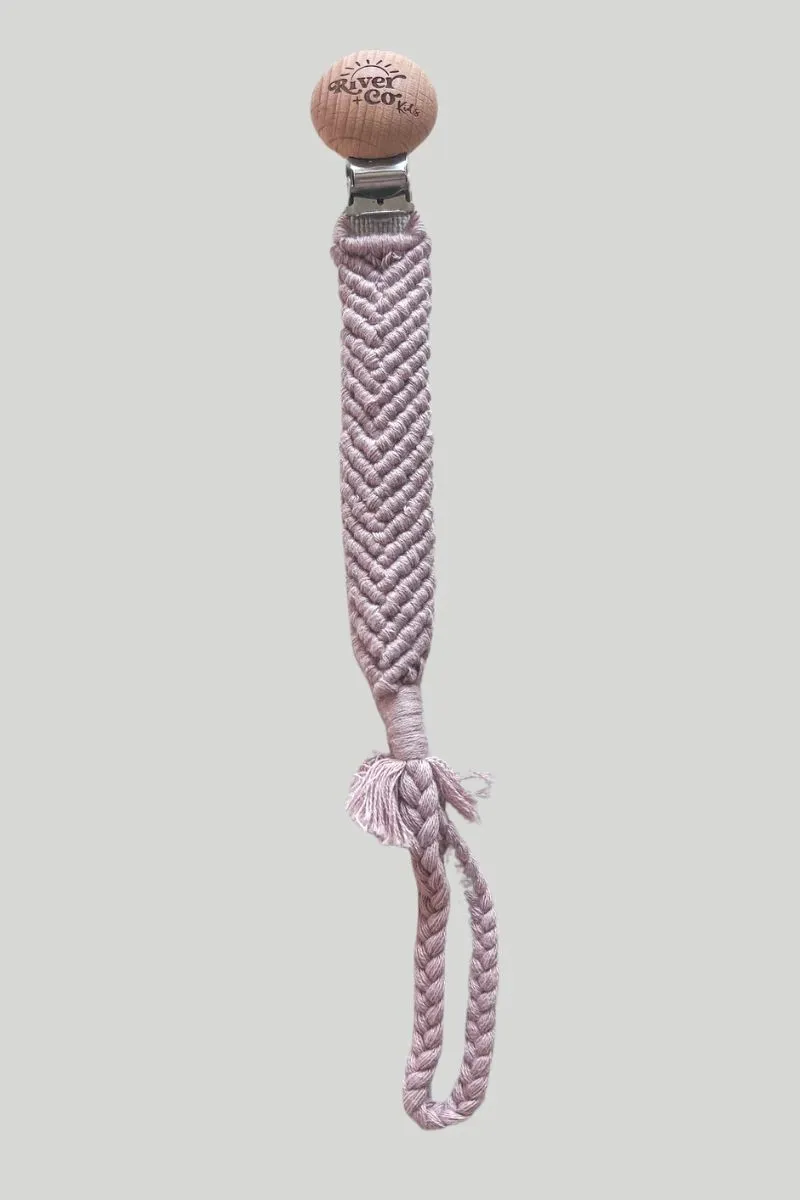 Macrame Pacifier Clip