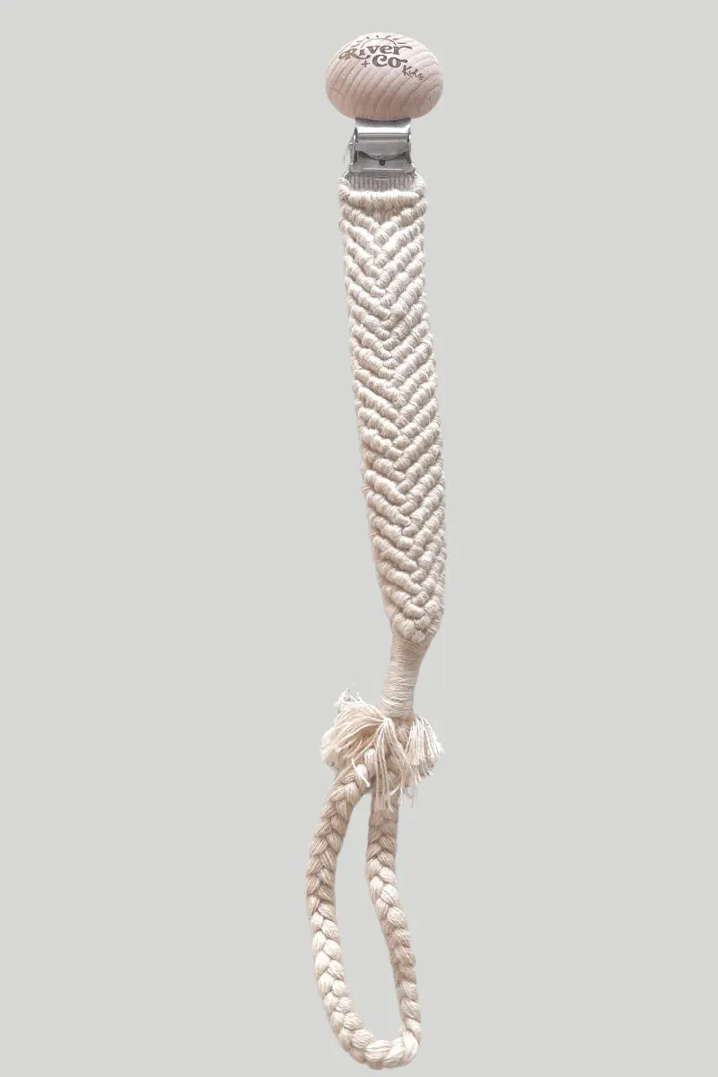 Macrame Pacifier Clip