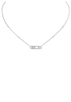 Messika Baby Move 18K Gold Diamond Necklace | Choose Gold