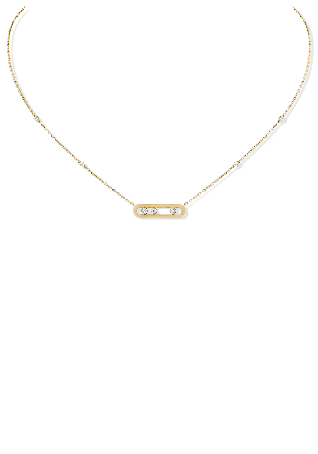 Messika Baby Move 18K Gold Diamond Necklace | Choose Gold