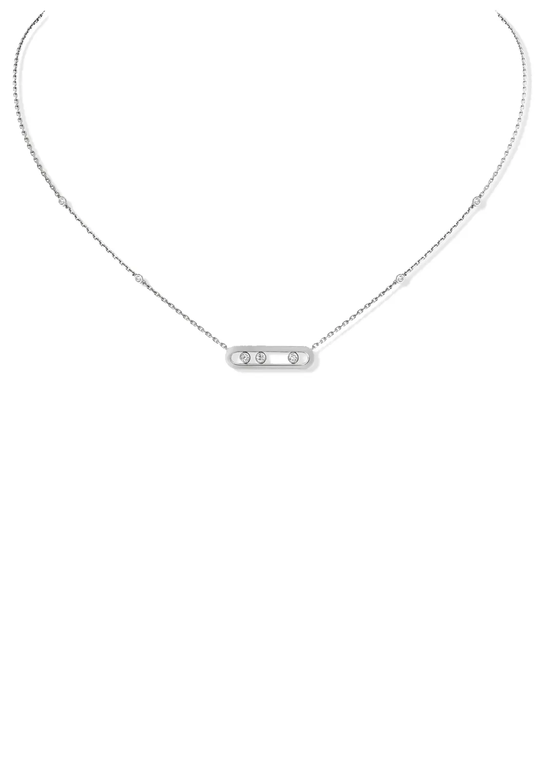 Messika Baby Move 18K Gold Diamond Necklace | Choose Gold