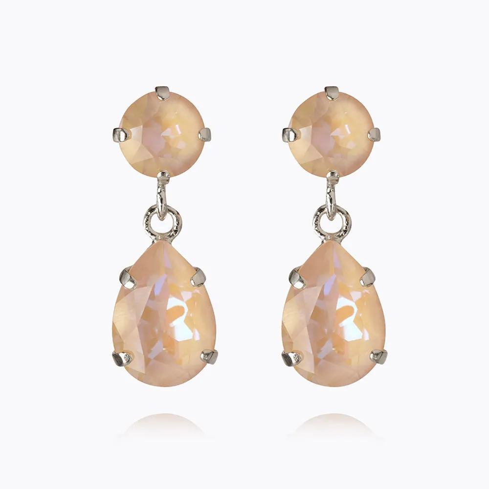 Mini Drop Earrings / Ivory Cream Delite