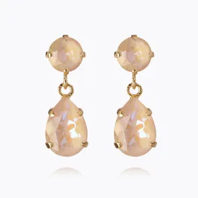 Mini Drop Earrings / Ivory Cream Delite