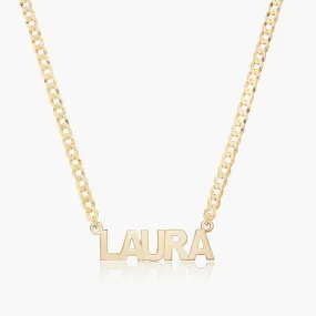 Mini Nameplate Necklace